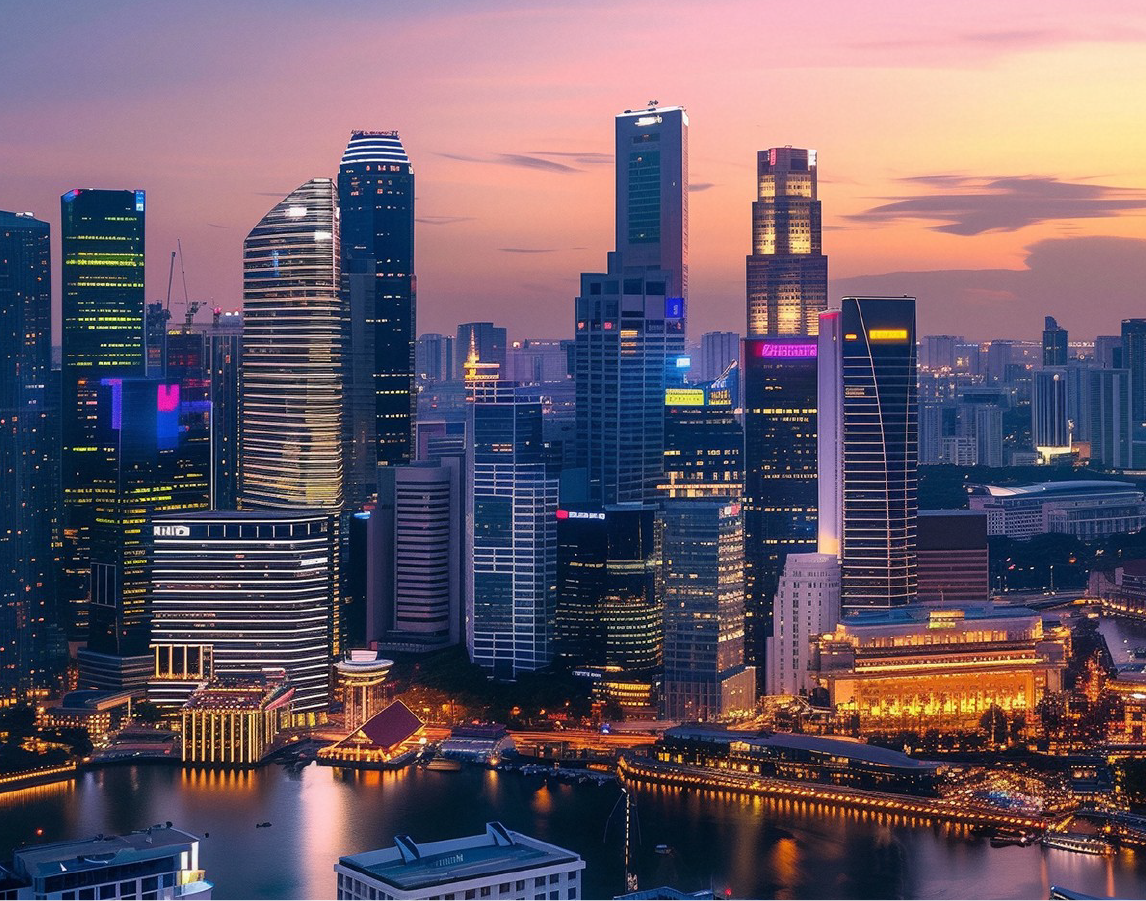香港城市夜景
